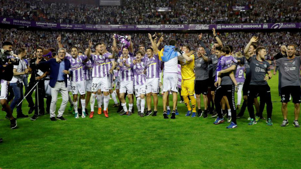 Así se celebró el ansiado ascenso del Valladolid en Zorrilla - Tras el ...