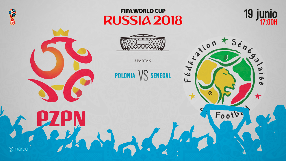 Partido Polonia vs Senegal, el martes 19 a las 17:00