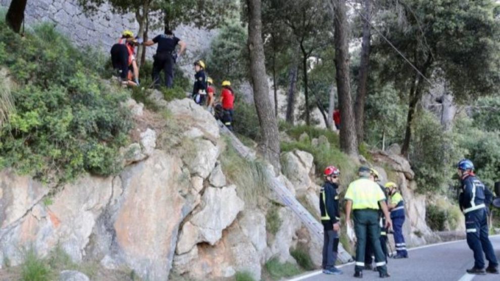 El accidente se ha producido en la Serra de Tramuntana (Mallorca)