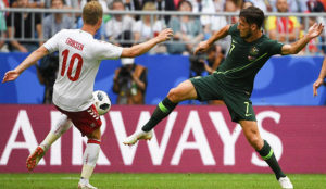 Jedinak's controversial penalty earns Australia draw against Denmark