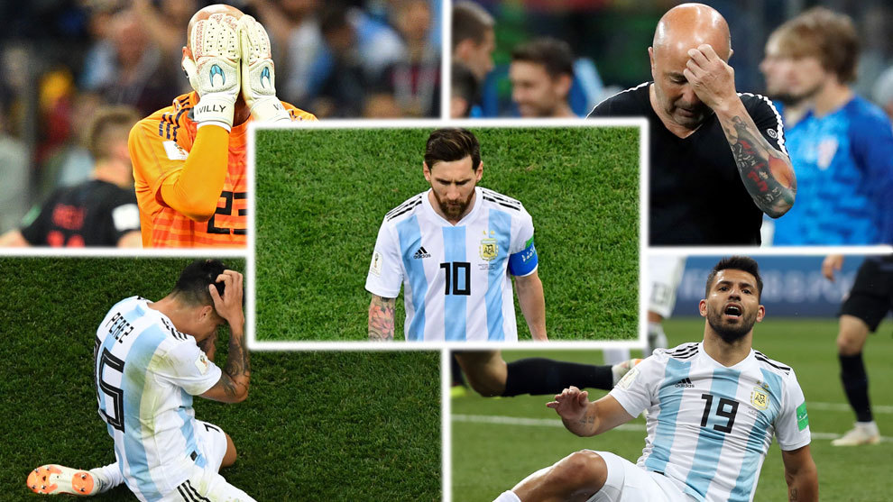 Messi, Caballero, Sampaoli... All a part of the Argentine disaster