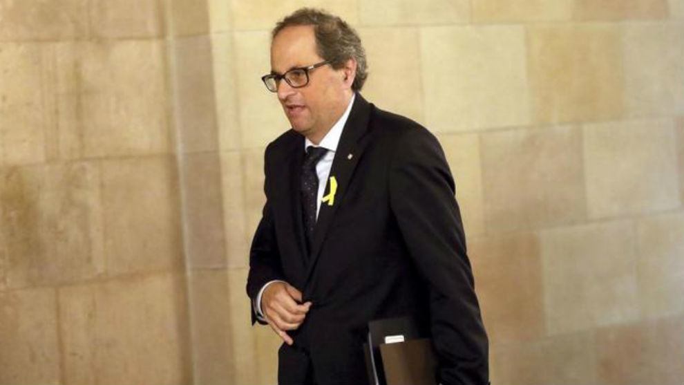 Quim Torra, presidente de la Generalitat de Catalua.
