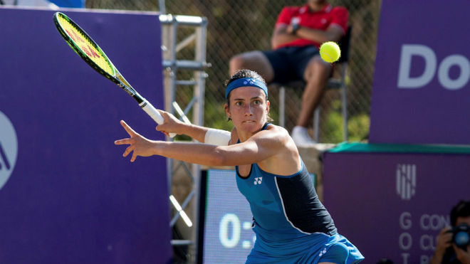 Anastasija Sevastova, en la semifinal.