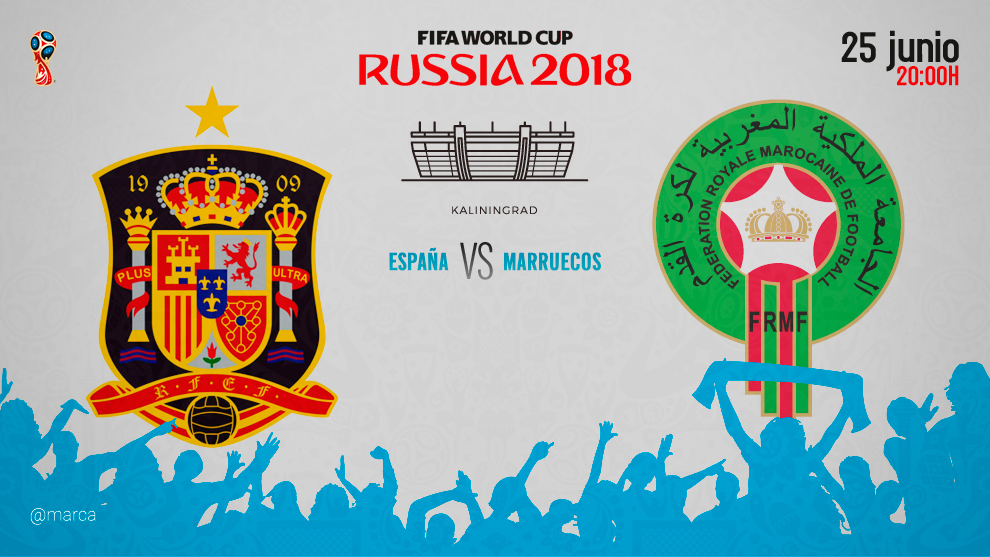 Mundial: España vs Marruecos: hora y dónde ver TV en directo hoy el Marca.com