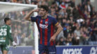 Gonzalo Melero festeja un gol con el Huesca