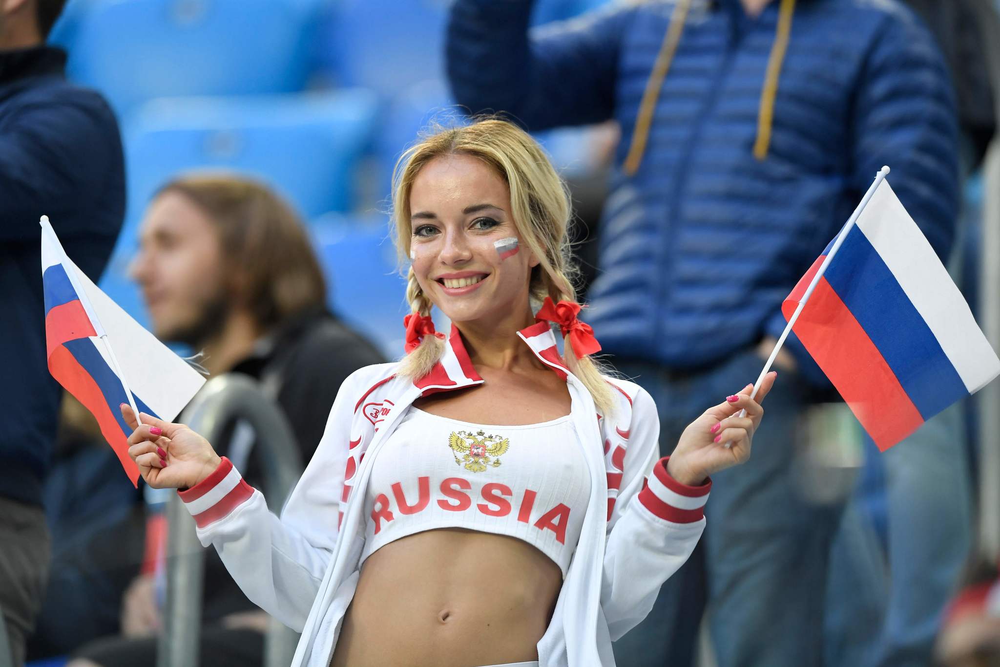 Mundial 2018 Rusia Sorpresa X En El Mundial La Aficionada Más Famosa De Rusia Es Una Actriz 