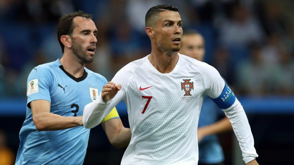 Cristiano Ronaldo struggles in the face of Uruguay's Madrid centric defence