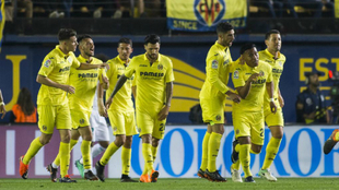 El Villarreal, durante un encuentro de la pasada temporada
