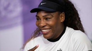 Serena, durante la rueda de prensa