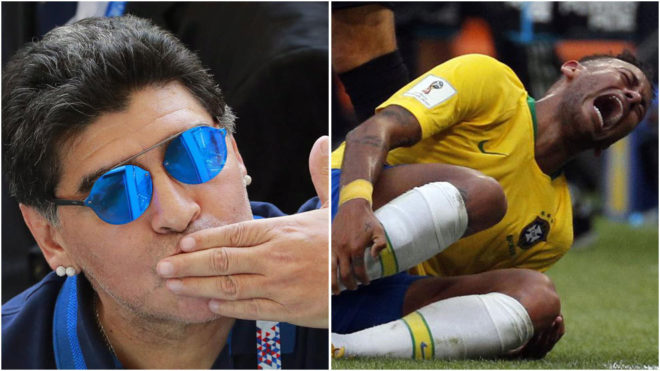 Maradona and Neymar