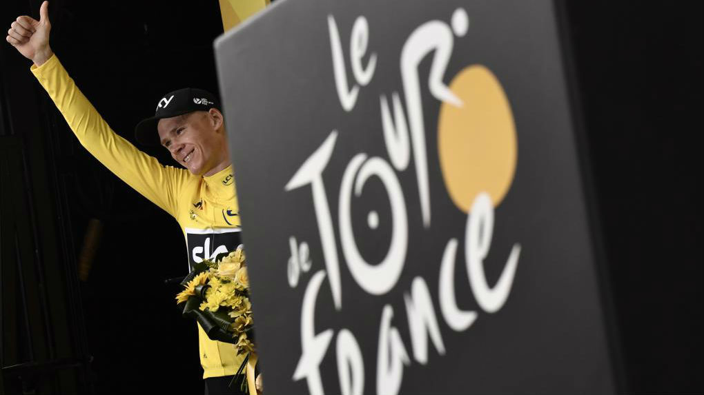 Chris Froome, durante el Tour de Francia de 2017.