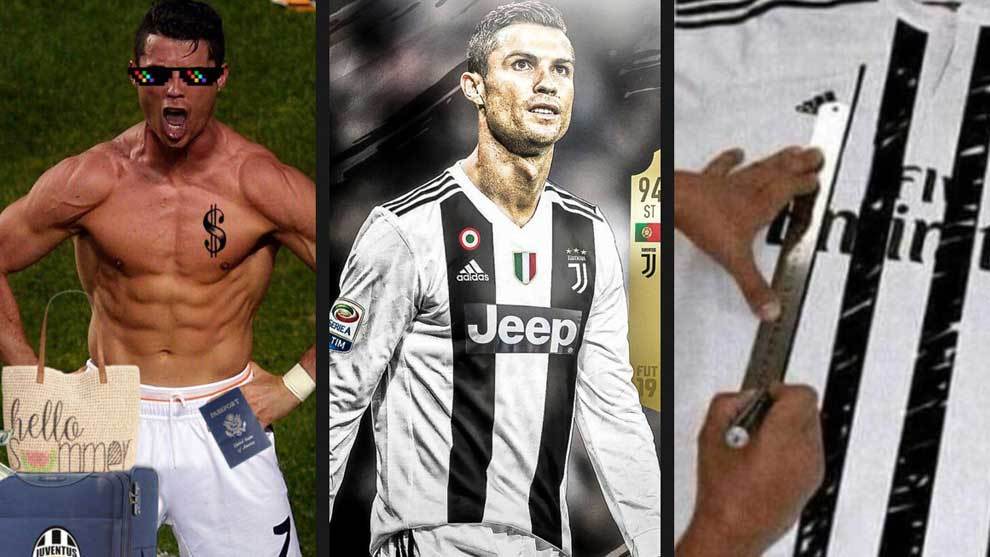Photoshoppers show how Cristiano Ronaldo would look as a Juventus...
