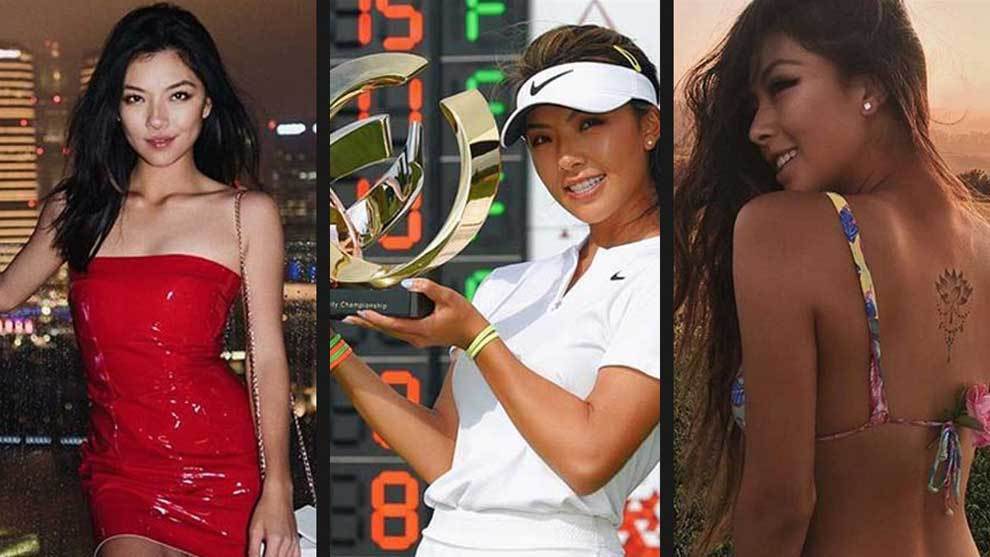 Teen sensation Lily He combines golf with modelling