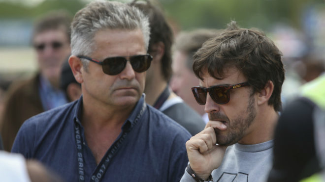 Fernando Alonso and Gil de Ferran
