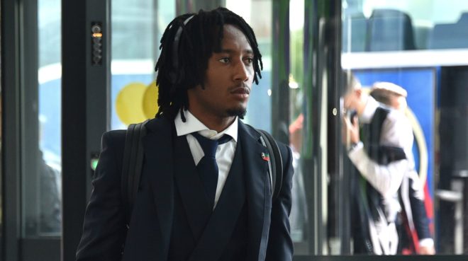 Gelson Martins arrives at the Zhukovsky airport, about 40 km southeast...