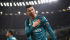 Cristiano agradece la ovacin del Juventus Stadium tras su gol de...