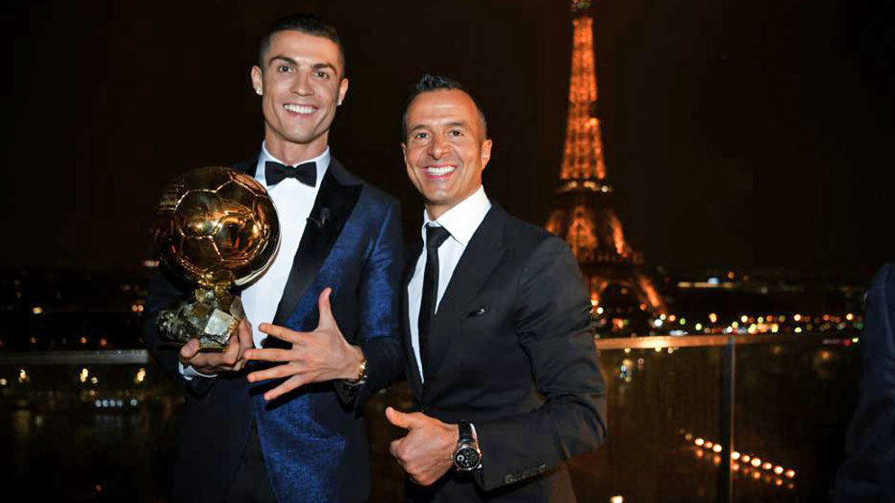 Cristiano Ronaldo and Jorge Mendes.