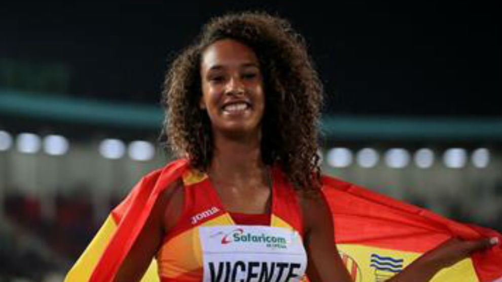 La atleta espaola Mara Vicente.