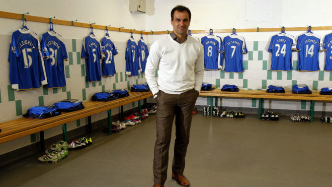 Martinez in the DW dressing room