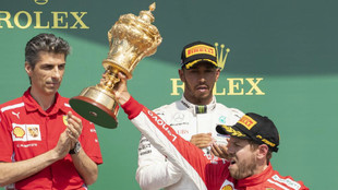 Vettel gana en Gran Bretaa por delante de Hamilton.