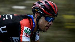 Richie Porte, este domingo en la segunda etapa del Tour de Francia.
