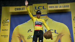 Greg Van Avermaet, nuevo lder del Tour de Francia.