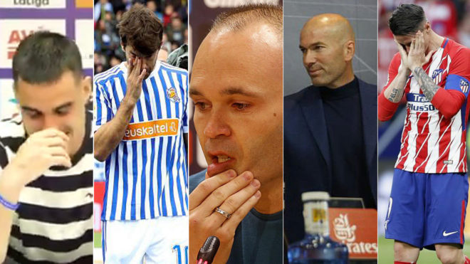 Dani Garcia, Xabi Prieto, Iniesta, Zidane, Fernando Torres.