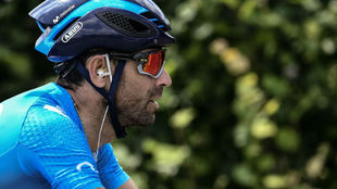 Alejandro Valverde durante el Tour de Francia.
