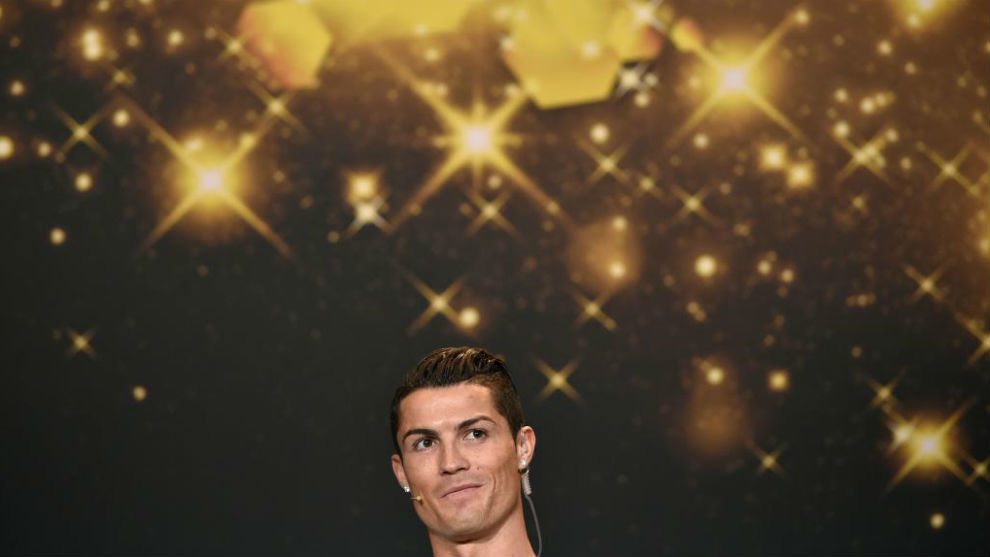 Cristiano Ronaldo, en una de las galas del Baln de Oro