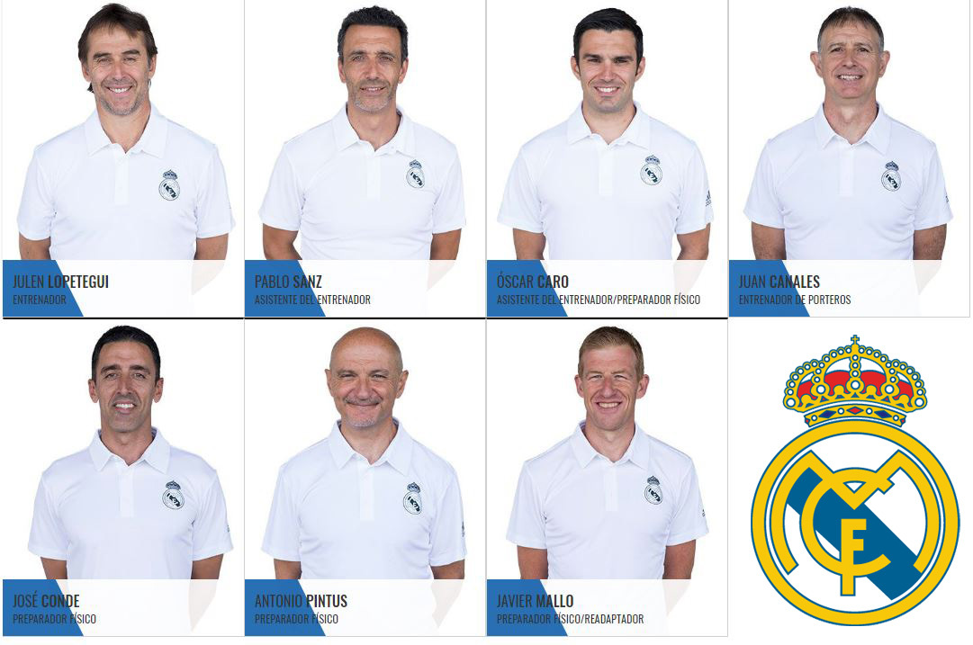 Real Madrid Real Madrid announce Julen Lopetegui's coaching staff