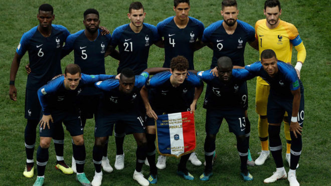 The France team