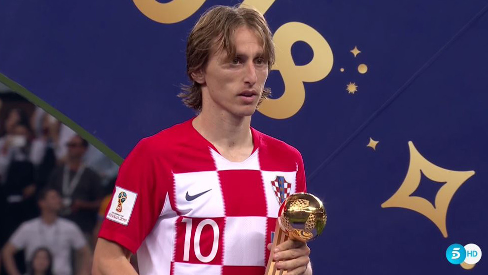 Mundial Luka Modric, elegido Balón de Oro del Mundial
