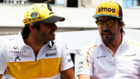 Carlos y Fernando, charlando durante el pasado Gran Premio de Francia.