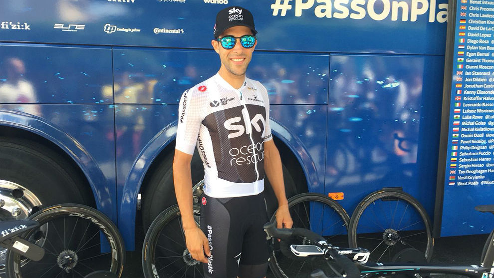 Jonathan Castroviejo (31), el domingo pasado en el Tour de Francia.