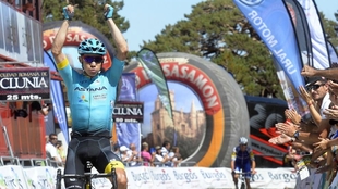 Miguel ngel Lpez (Astana) venci en la etapa de las Lagunas de...