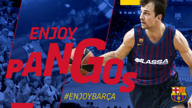 As daba la bienvenida el Barcelona a Pangos en su web oficial