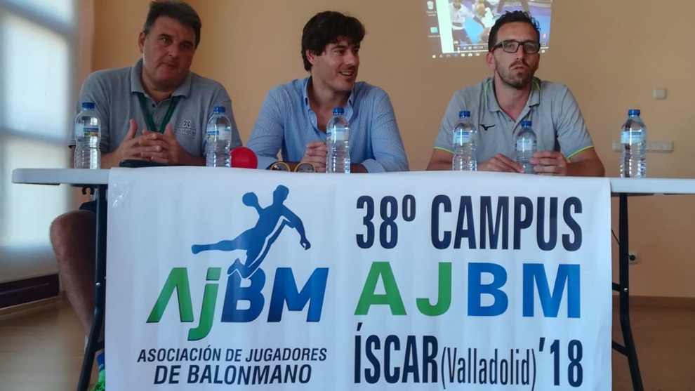 Claudio Gmez, gerente de la AJBM, Iaki Malumbres y Fernando...
