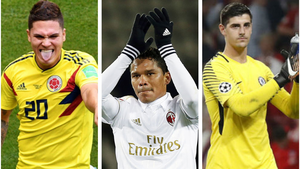 Quintero, Bacca and Courtois