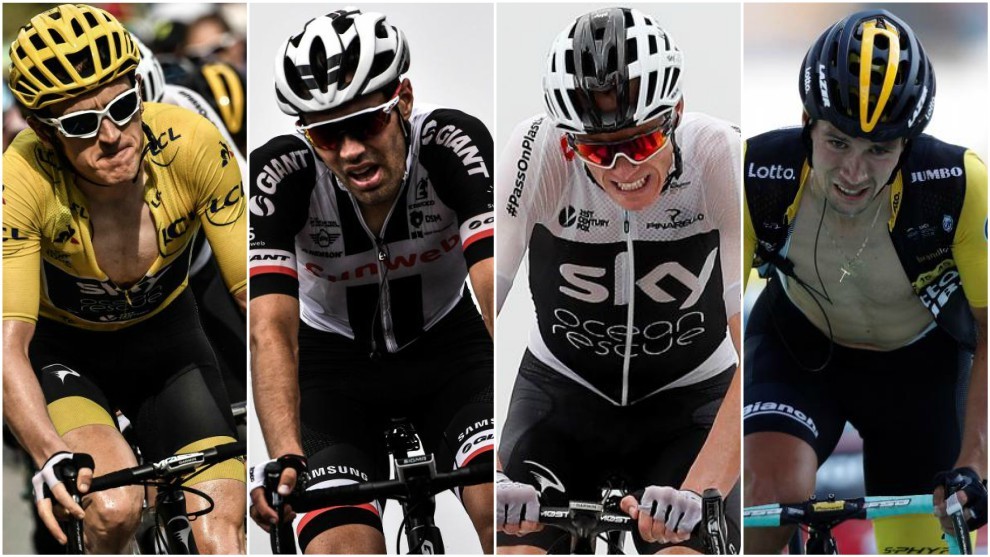 Thomas, Dumoulin, Froome y Roglic se juegan el Tour de Francia.