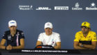 Ocon (Force India) y Sainz, coincidieron en la rueda de prensa del GP...