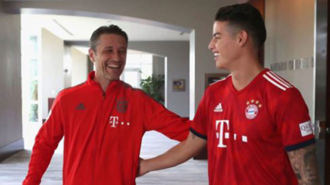 James: There are a lot of rumours but I am happy at Bayern