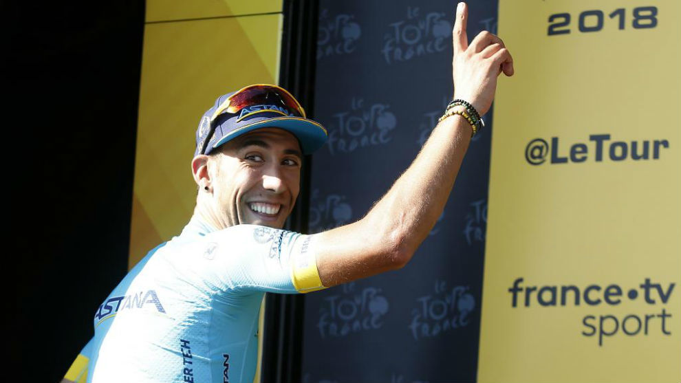 Omar Fraile durante el Tour de Francia.