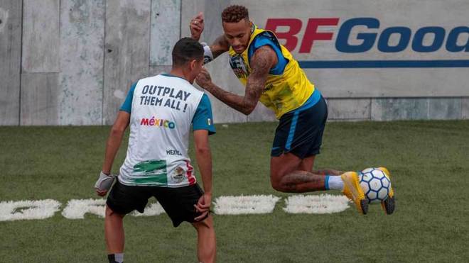 Neymar, en un torneo benfico.