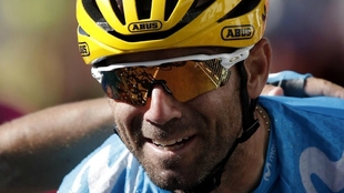 Alejandro Valverde, durante una etapa del Tour de Francia.