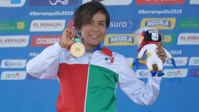 Madaí Pérez, oro en el maratón de Barranquilla 2018