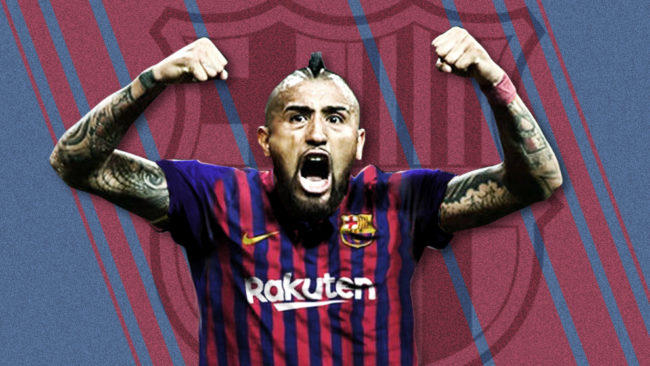 Barcelona complete Arturo Vidal signing