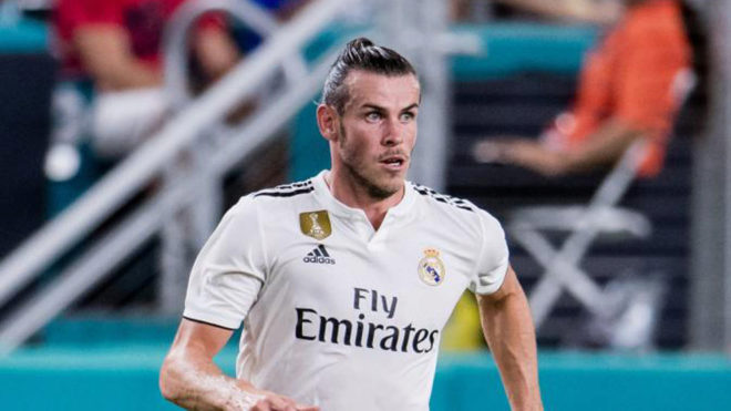 Gareth Bale in action during the International Champions Cup match...