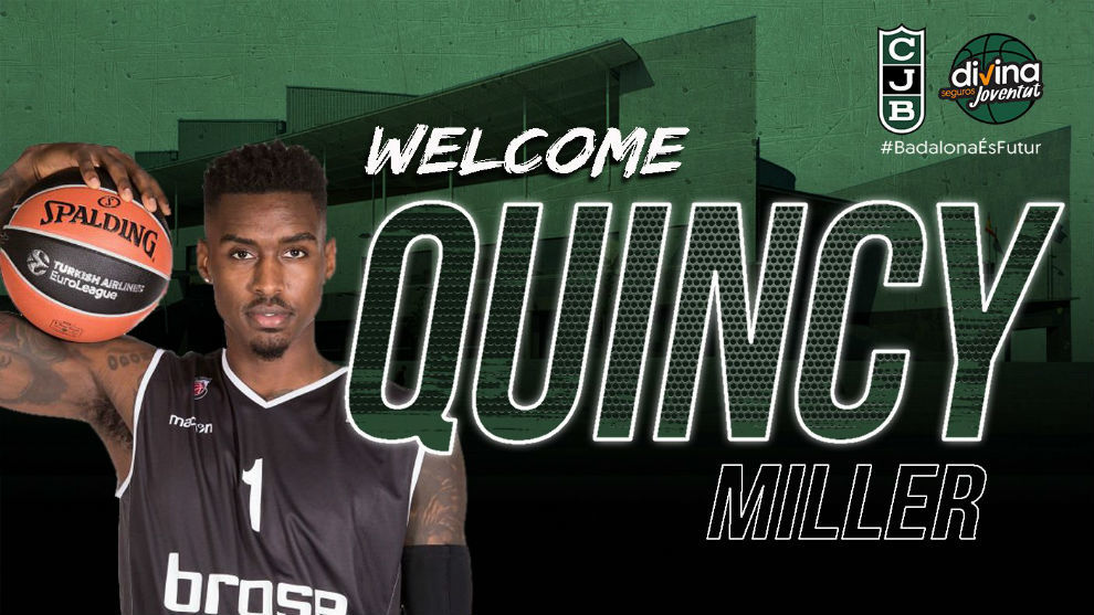 As dio el Joventut la bienvenida a Quincy Miller en su web oficial