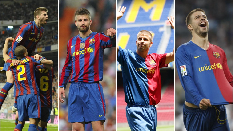 Piques ten years at Barcelona in pictures