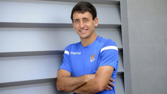 Oyarzabal, jugador de la Real Sociedad.